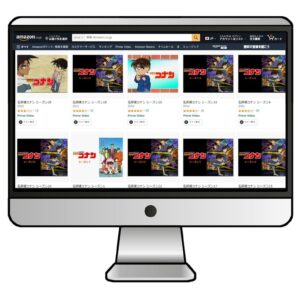 Amazonプライム・ビデオでは「名探偵コナン」が配信中