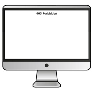 海外の回線のままラクマを開くとForbiddenのエラー画面になる