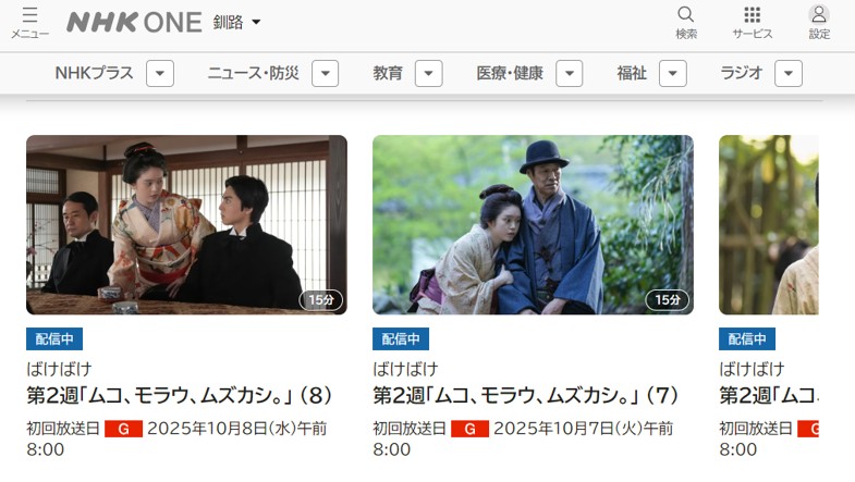 VPNで日本サーバーにつなげば、海外からもNHK ONEの番組が視聴できる