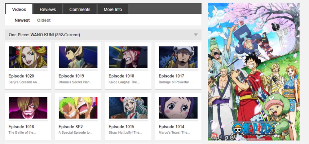 Funimationの作品を引き継いだCrunchyrollでは人気アニメが配信されている