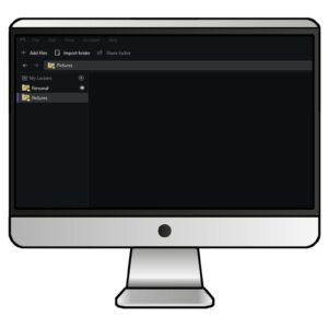 NordLockerのPCアプリ画面