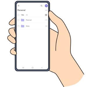 NordLockerのスマホアプリ画像