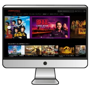 JCOM STREAMのサイトトップ