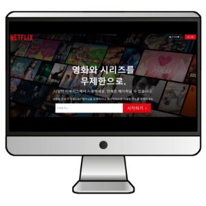 VPNで韓国サーバーに接続した状態でNetflixにアクセスする