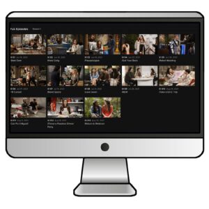 VPNを利用すれば、日本からでもParamount+の番組一覧が開けるようになる