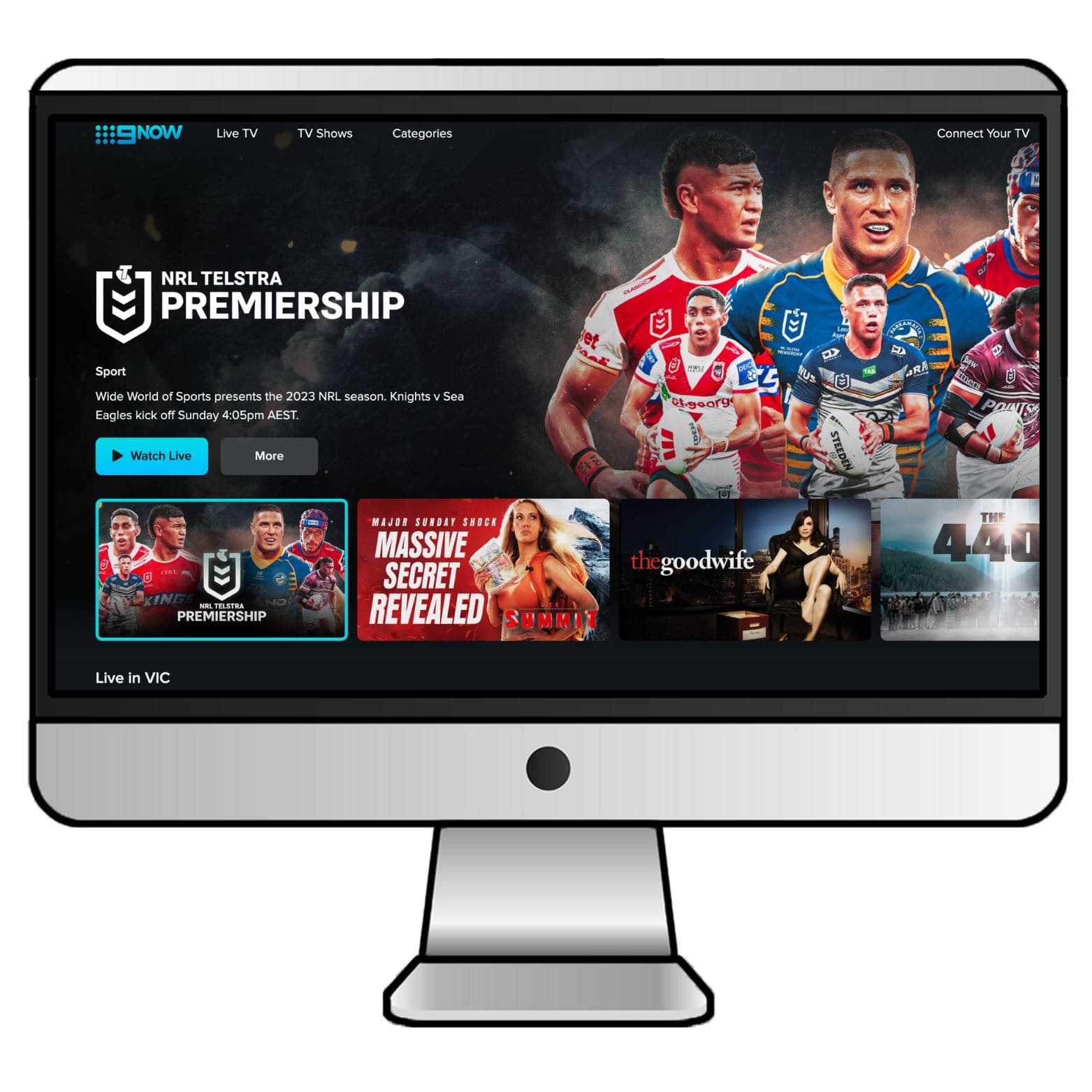 VPNを利用すれば、日本からNRLの試合がオーストラリアの9Nowで見れる