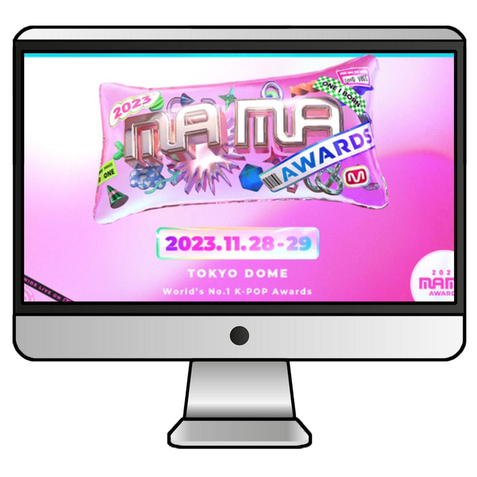 アメリカのVPNサーバーに接続した状態でYouTubeにアクセスし、「Mnet K-POP」チャンネルへ移動する