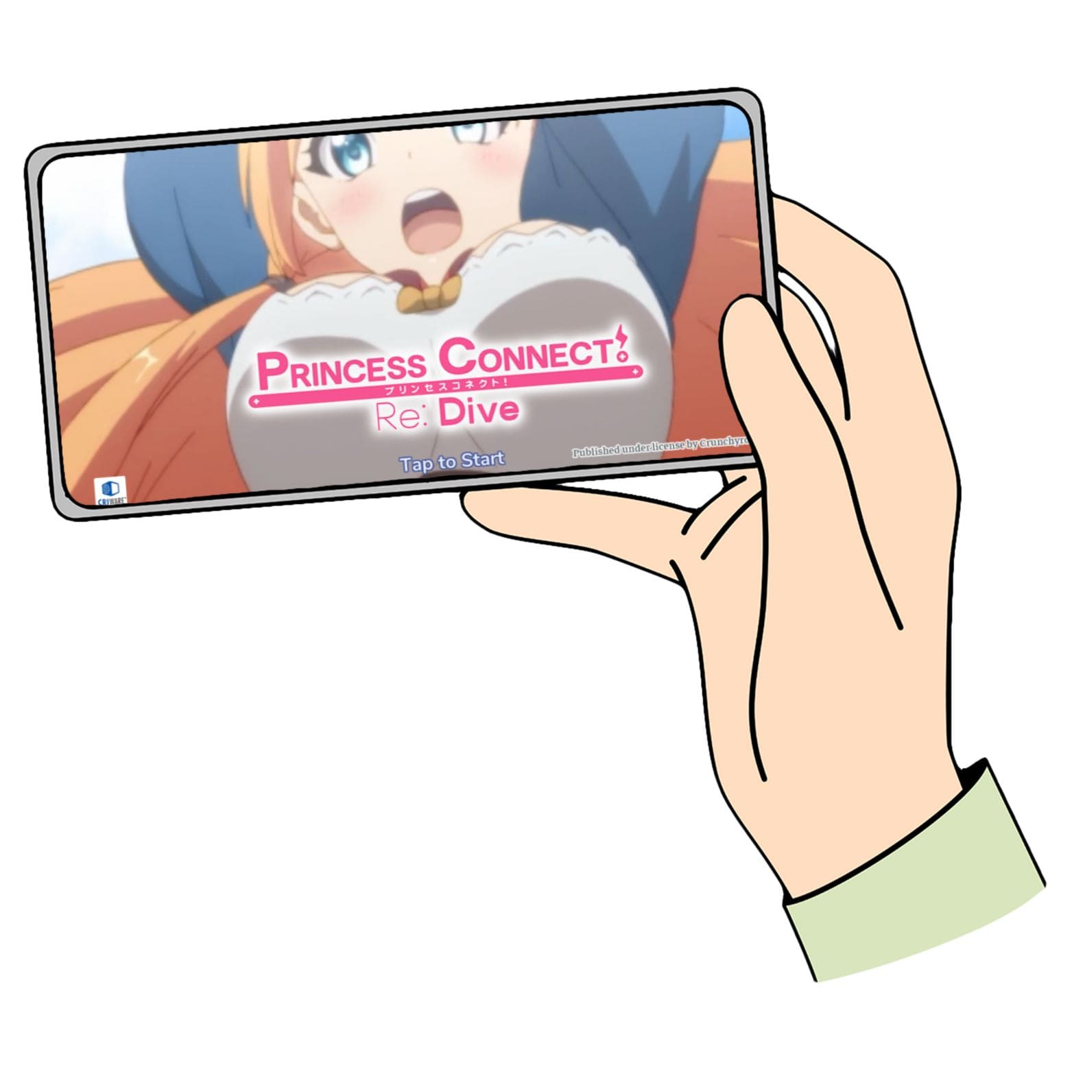 プリンセスコネクト！のアプリを開く