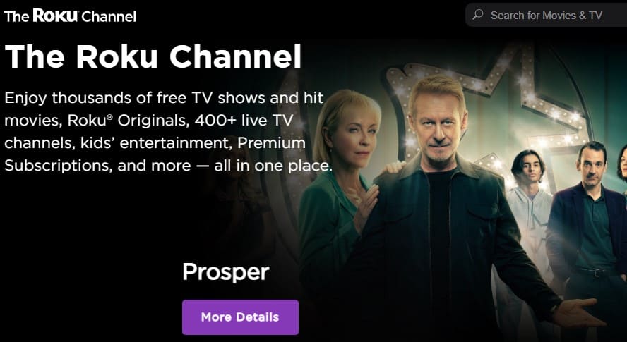 アメリカのVPNサーバーに接続した状態でRoku Channelにアクセスする