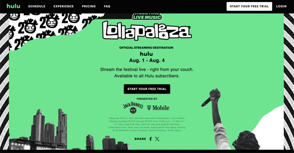 VPNでアメリカのサーバーに接続すると北米版Huluの動画が再生できる