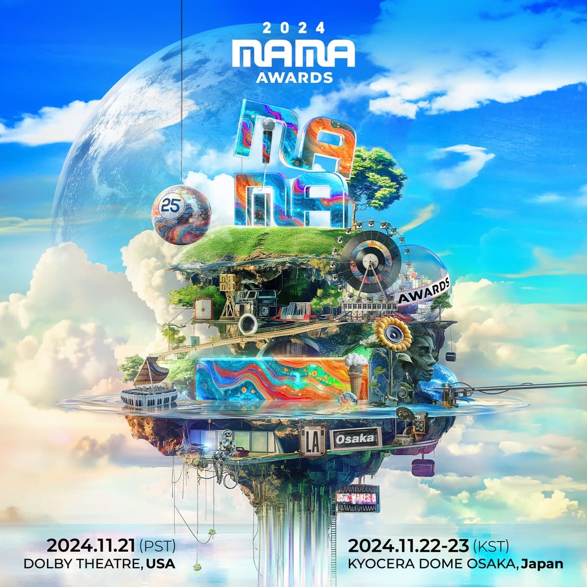 2024 MAMA AWARDSはロサンゼルスのドルビー・シアターと京セラドーム大阪で開催された