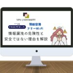 【ヤバい】羽田空港のフリーWi-Fiの安全性は？VPNでセキュリティを高めて使おう
