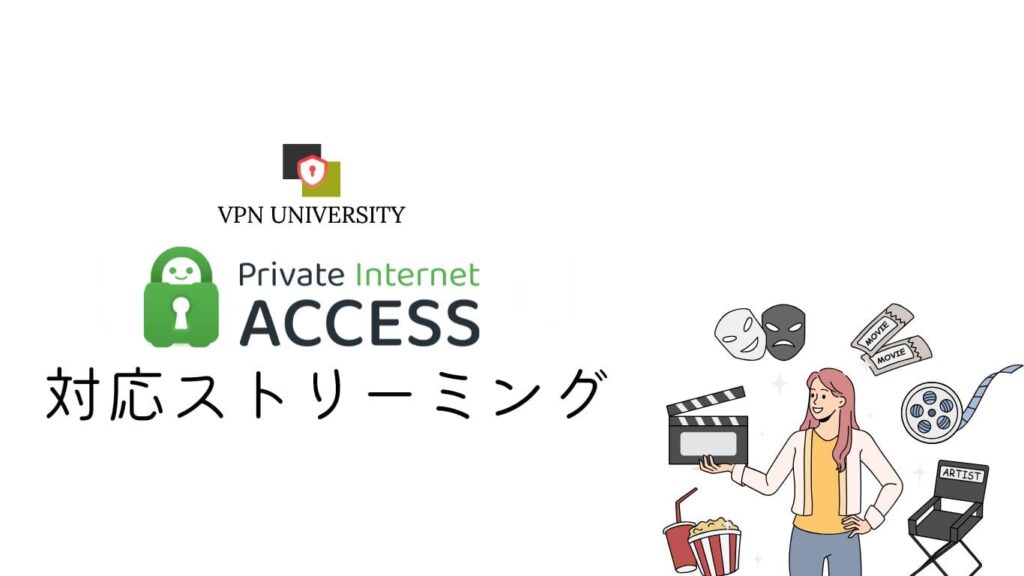 Private Internet Access（PIA）で動画配信サービスに接続した結果