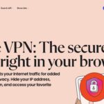 Brave VPNの公式サイト。ブラウザに組み込まれたVPNとして通信の暗号化とIPアドレスの秘匿をうたっている
