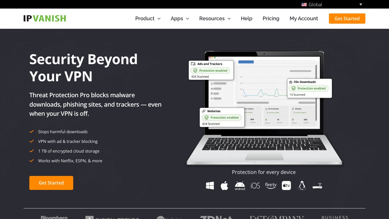 IPVanish VPNの評判は?料金・日本語対応を公式情報から検証